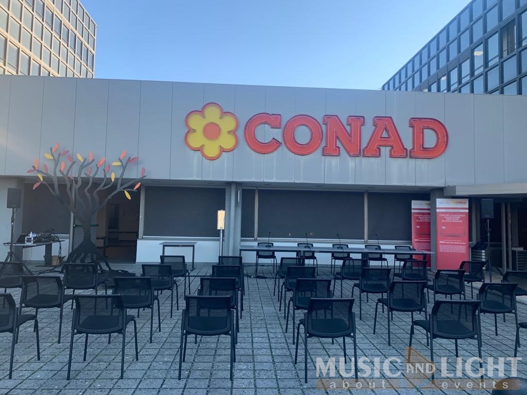 SERVICE AUDIO PER EVENTO CONAD