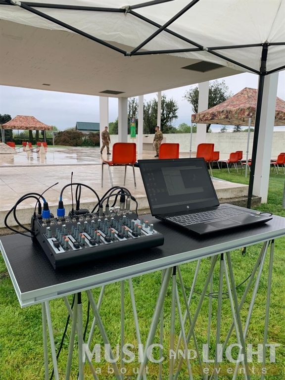 ALLESTIMENTO AUDIO A BATTERIA CERIMONIA MILITARE BRASILIANA PISTOIA