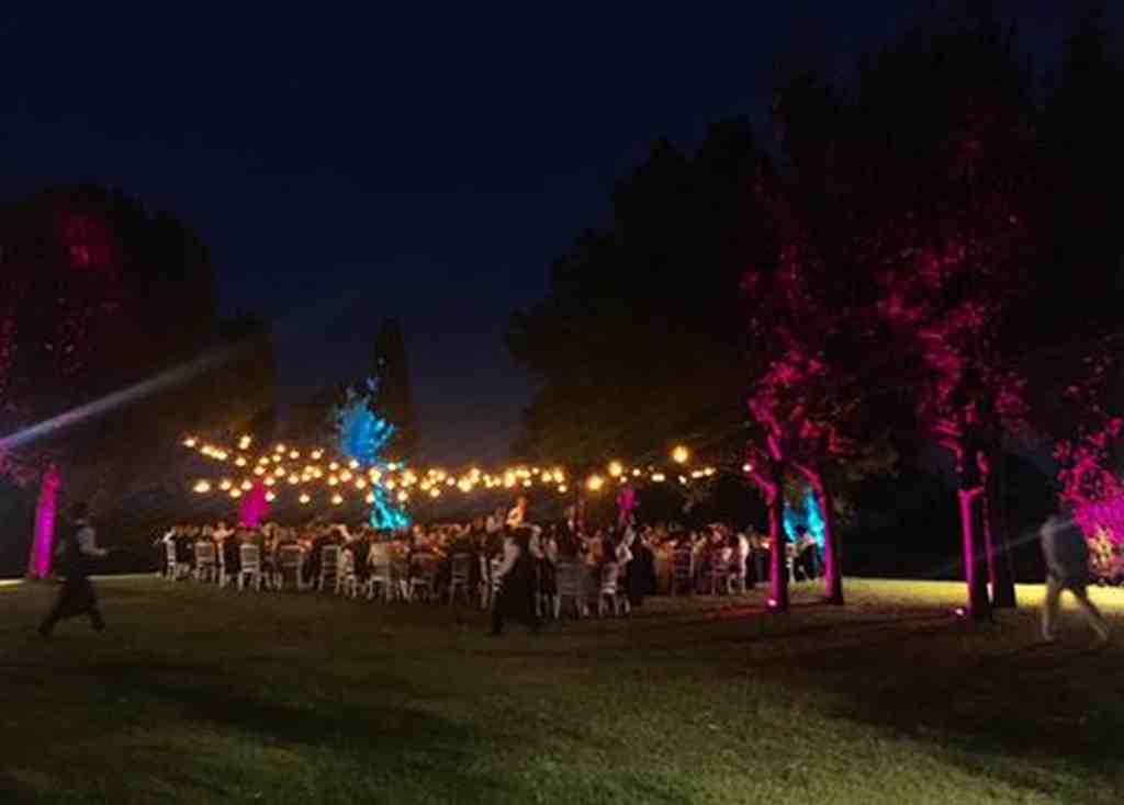 Catenarie, String Light, Matrimoni, Wedding Toscana