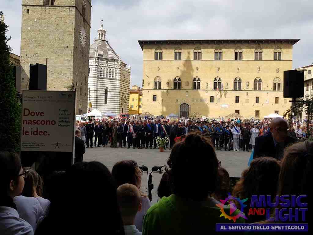 ALLESTIMENTI AUDIO PER MANIFESTAZIONI DI PIAZZA TOSCANA - FESTA DELLA REPUBBLICA PISTOIA 2 GIUNGO 2018