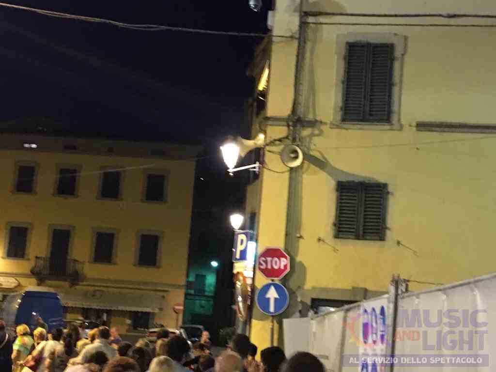 Noleggio impianti filodiffusione a tromba - Diocesi di Pescia