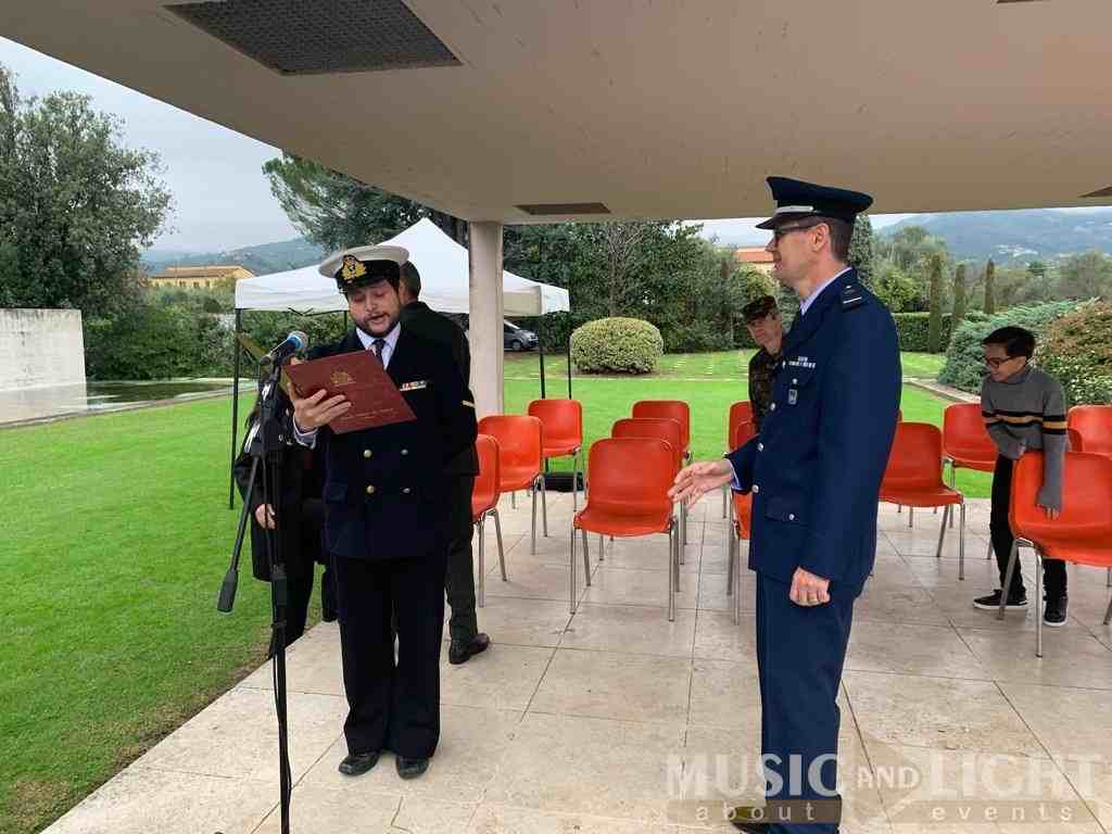 CERIMONIA MILITARE MUSEO VOTIVO DEL BRASILE PISTOIA